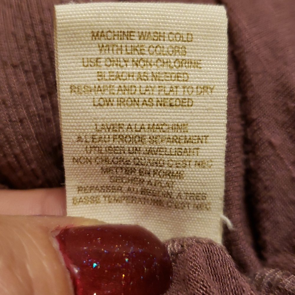 Free people rose top with off white rose lace - Picture 7 of 8